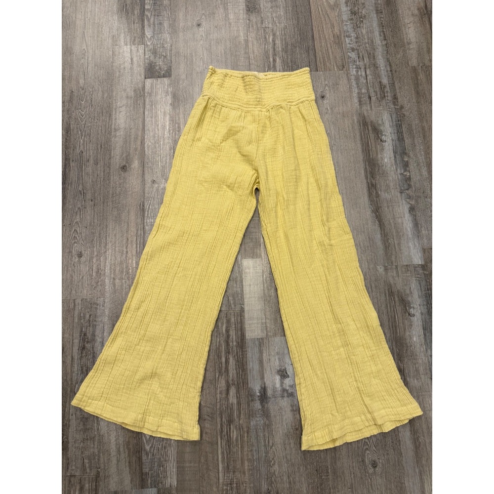 Anaak Cotton Gauze Wide Leg Pants - Small
